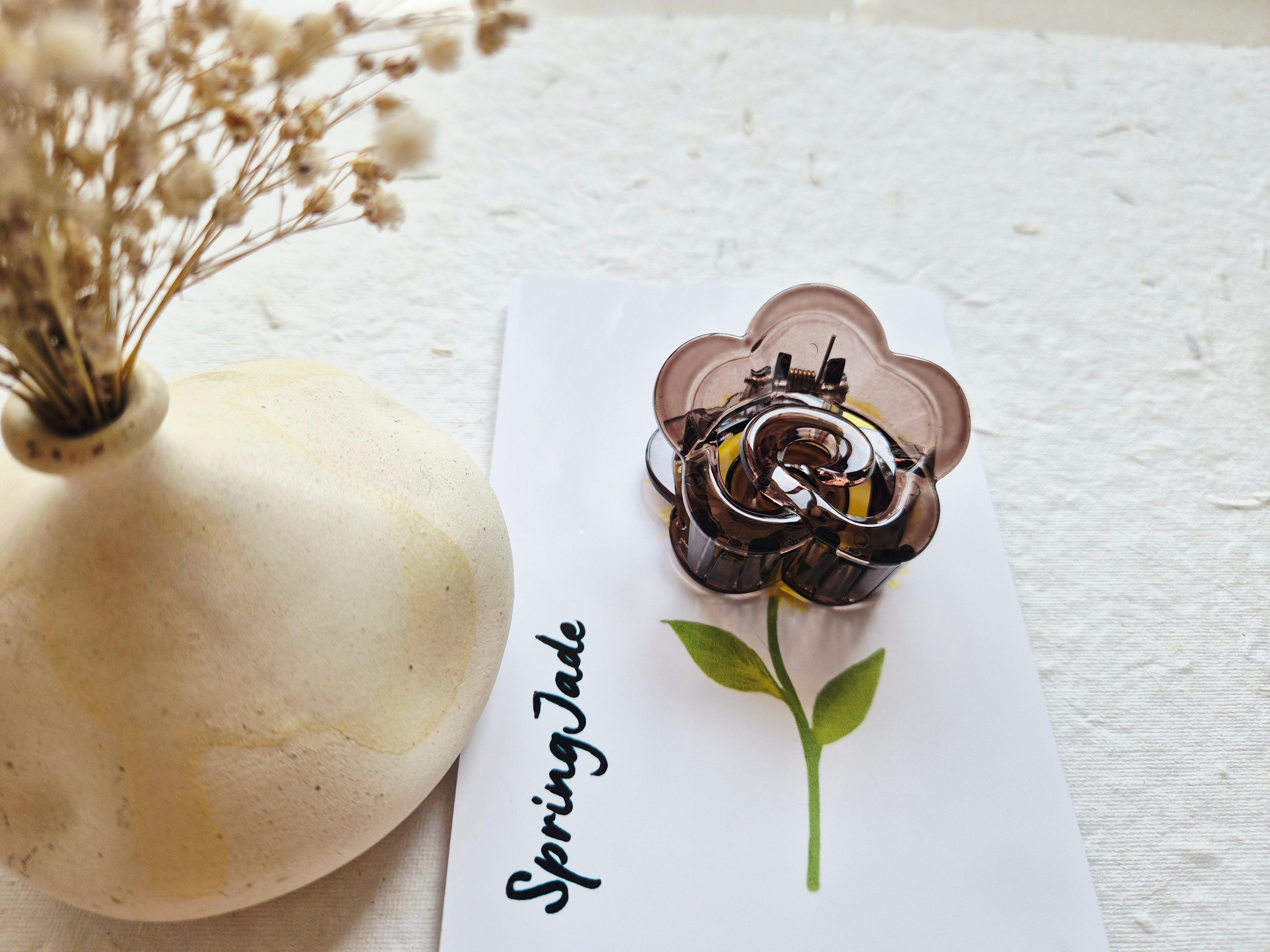ROSE HAIRCLIP