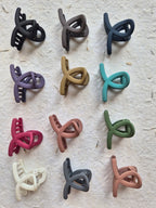 Small L matte Hair clip- Set of 2
