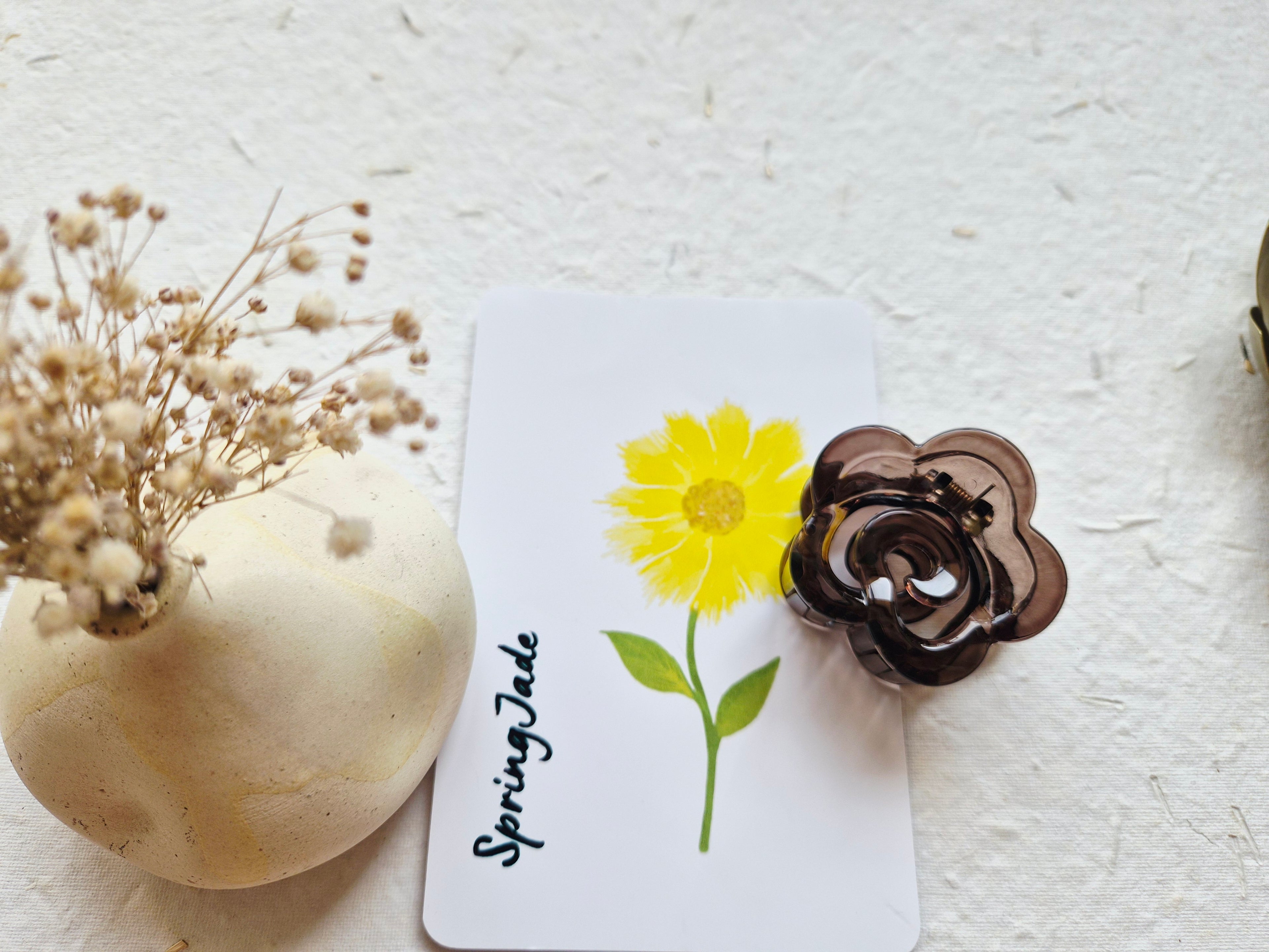 ROSE HAIRCLIP